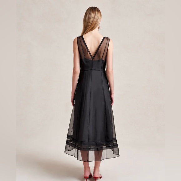 NWT La Ligne x Dianna Agron Audrey Dress in Black Size 10 - Picture 3 of 13